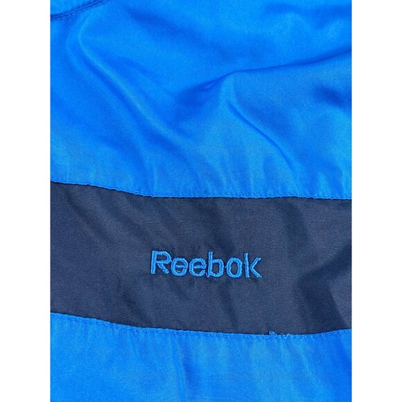 Reebok Mens Blue Windbreaker Jacket Size XL Polyester - Picture 3 of 8